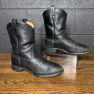 Ariat Men’s Black Leather Western Cowboy Boots Size 10 EE